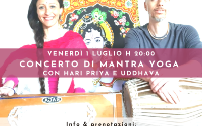 Venerdì 1 luglio: concerto di mantra yoga e kirtan