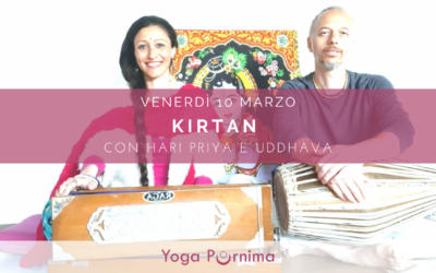 10 marzo: kirtan yoga con Hari Priya e Uddhava