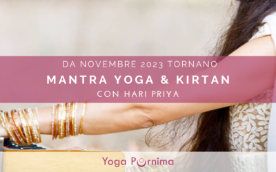 Da novembre tornano gli appuntamenti con il Mantra Yoga e il Kirtan